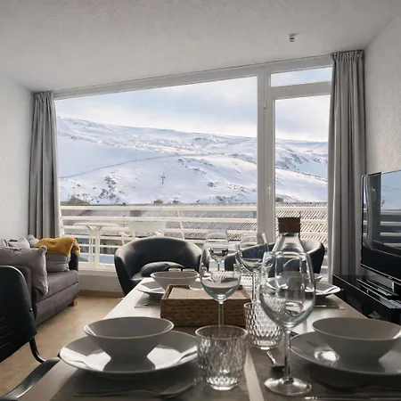 Living Plaza Pradollano, Parking Gratis, Zona Baja, Junto A Remontes Appartement
